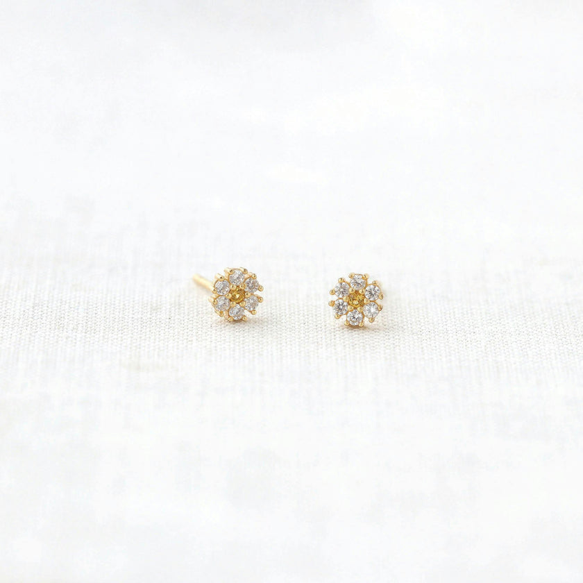 Daisy Crystal Stud Earrings