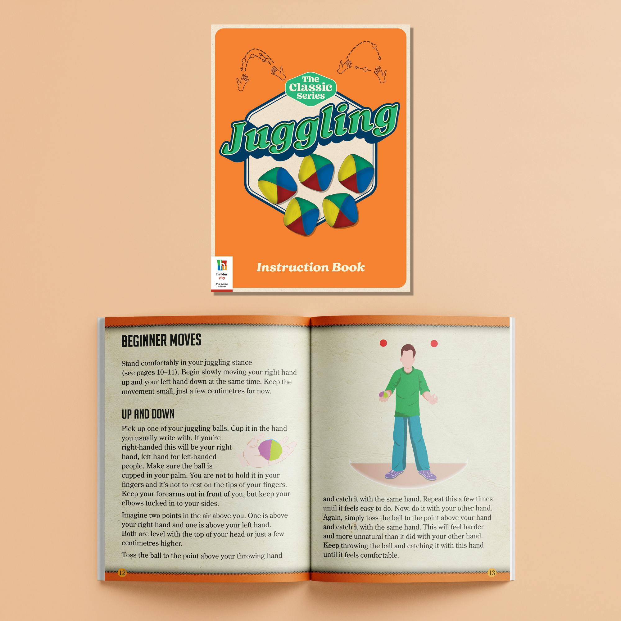 Hinkler: Retro Box - Learn Juggling
