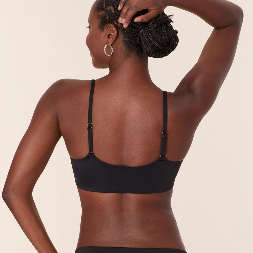 The Maui Bikini Top - Eco Nylon - Black