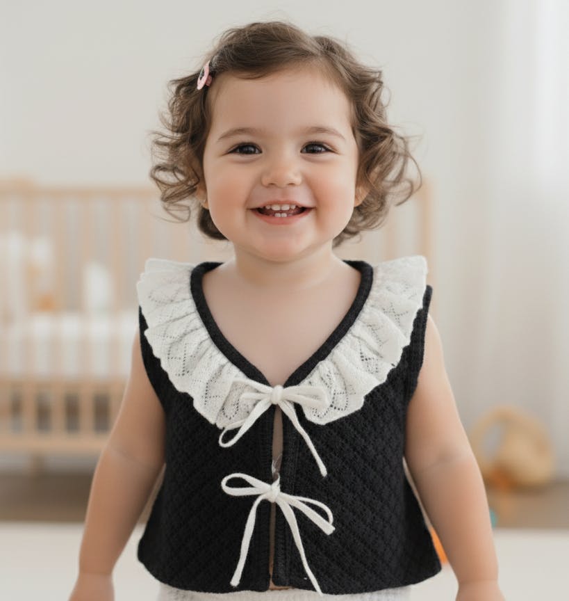 Shayla Net Vest Black