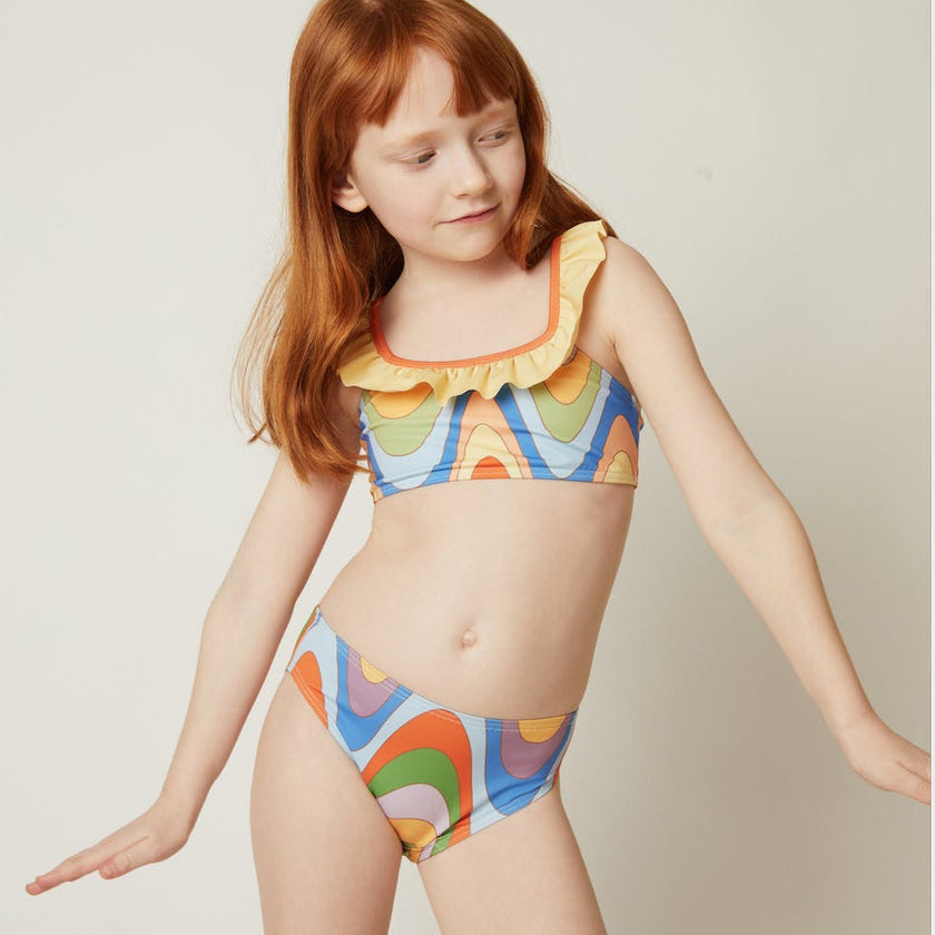 Recycled Groovy Ruffle Bikini