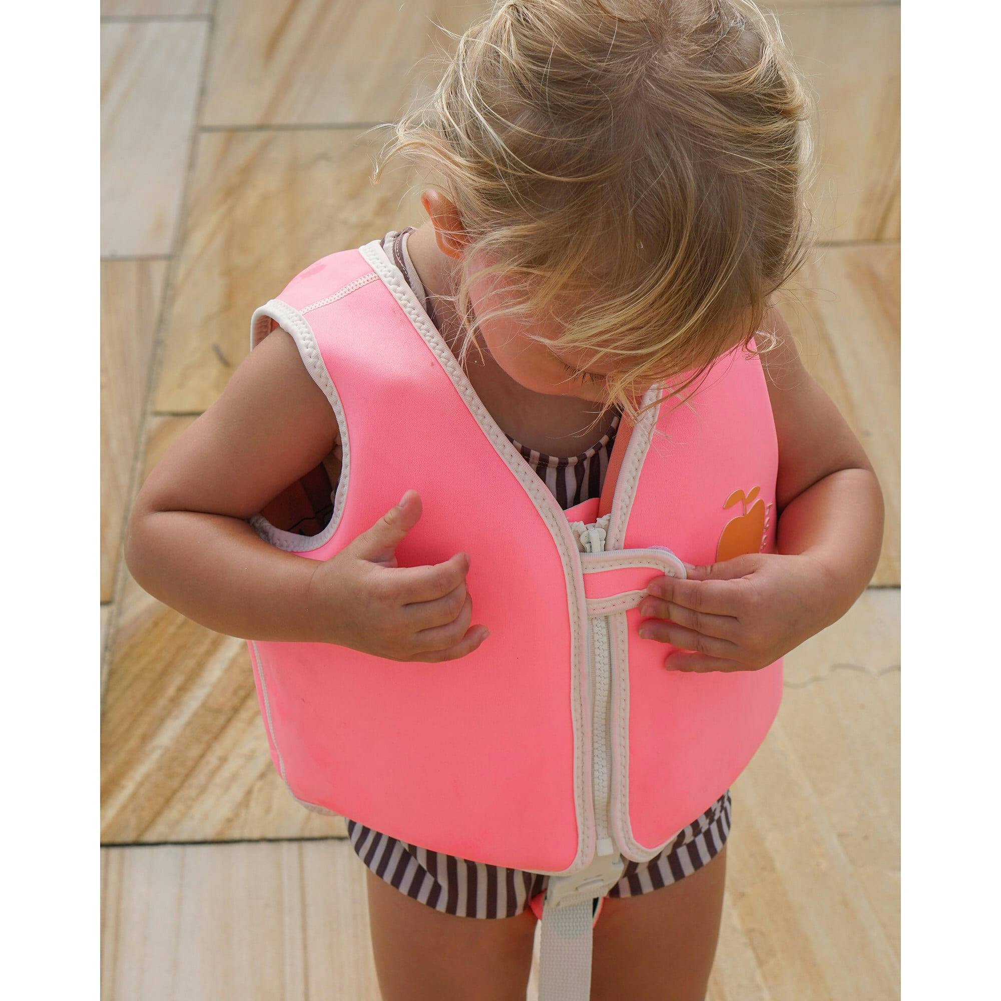 Float Vest: 2-3Y - Poppy the Peach
