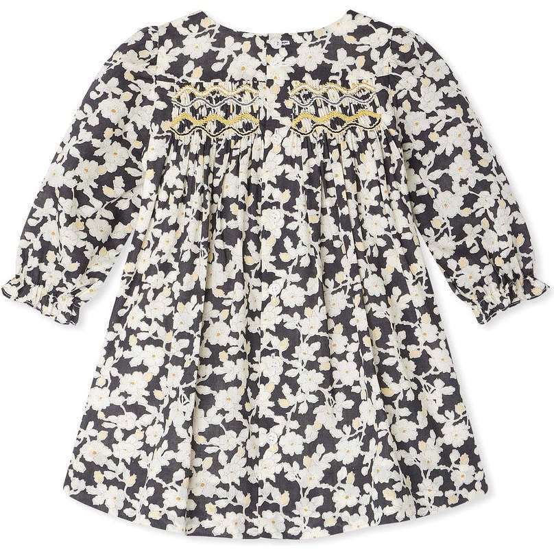 BONPOINT Jailys Fleurs Gold Thread Baby Dress