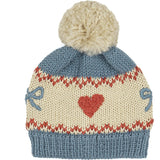 Knitted Beanie in Natural
