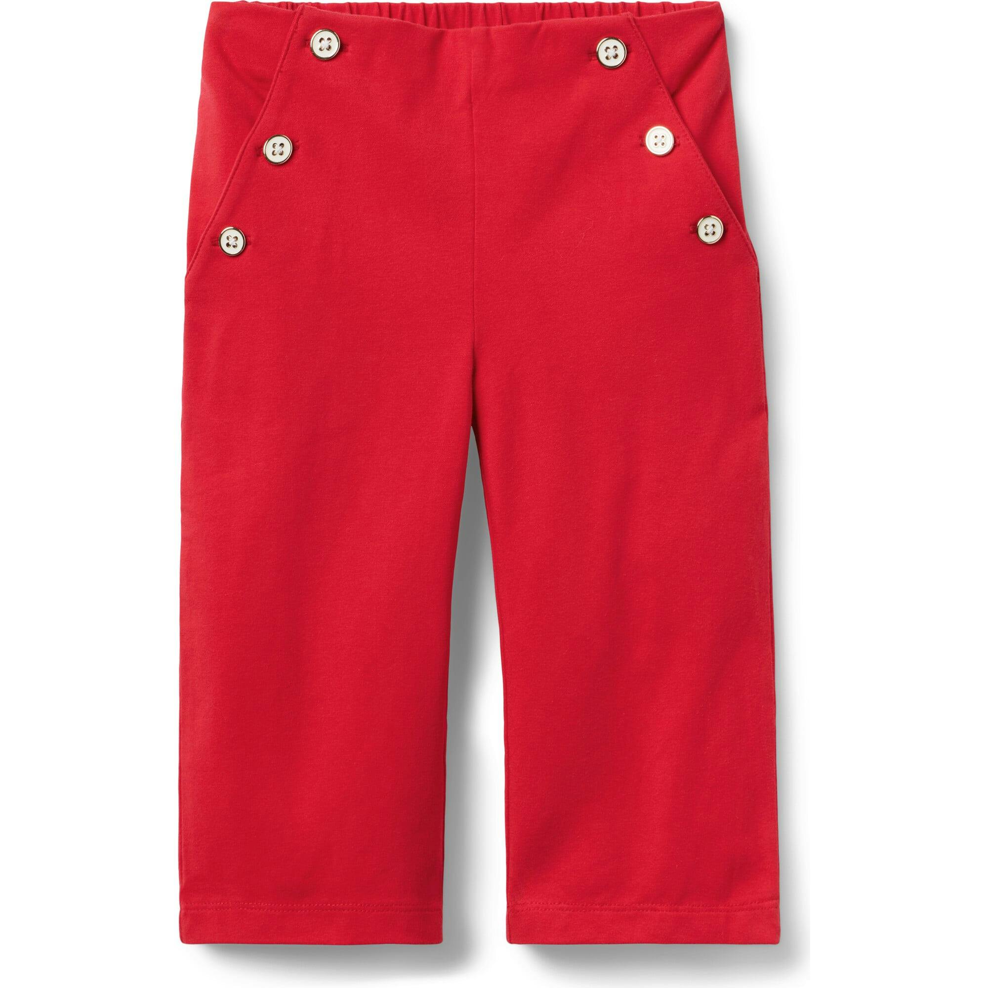 Wide Leg Button Pant