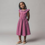 Linen Dress with Peter Pan Collar