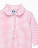 Gingham Frill Collar All-In-One