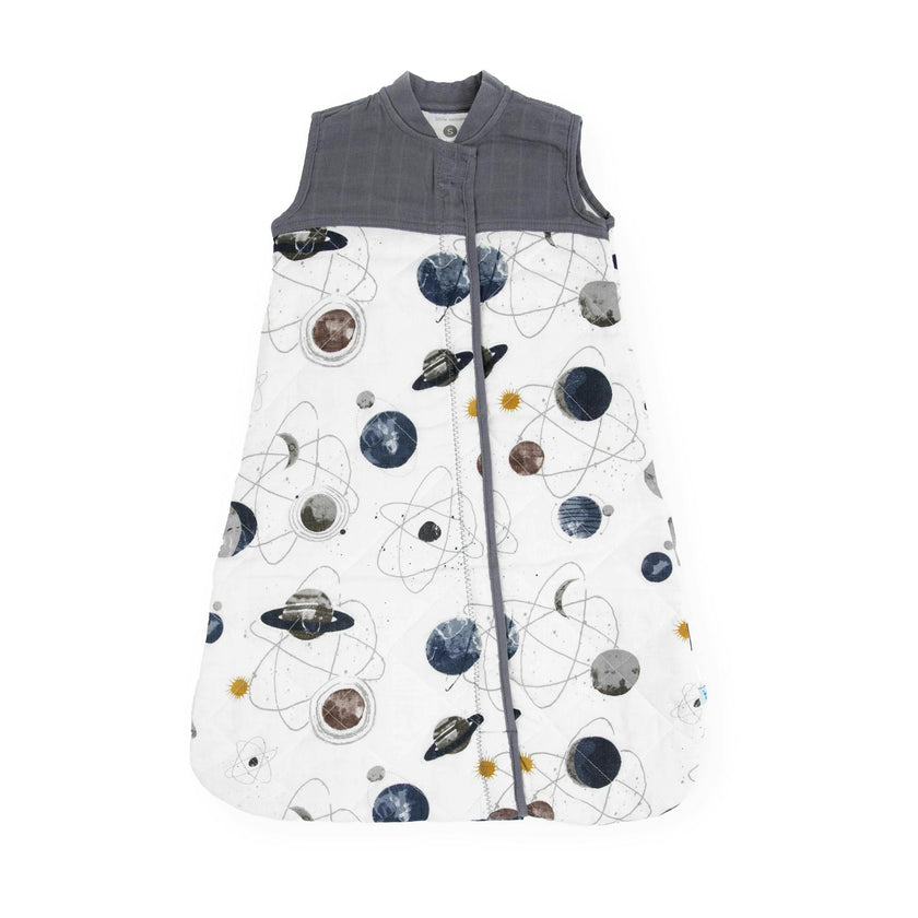 Cotton Muslin Quilted Sleep Bag - Planetary