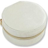Circle Velvet Jewelry Case