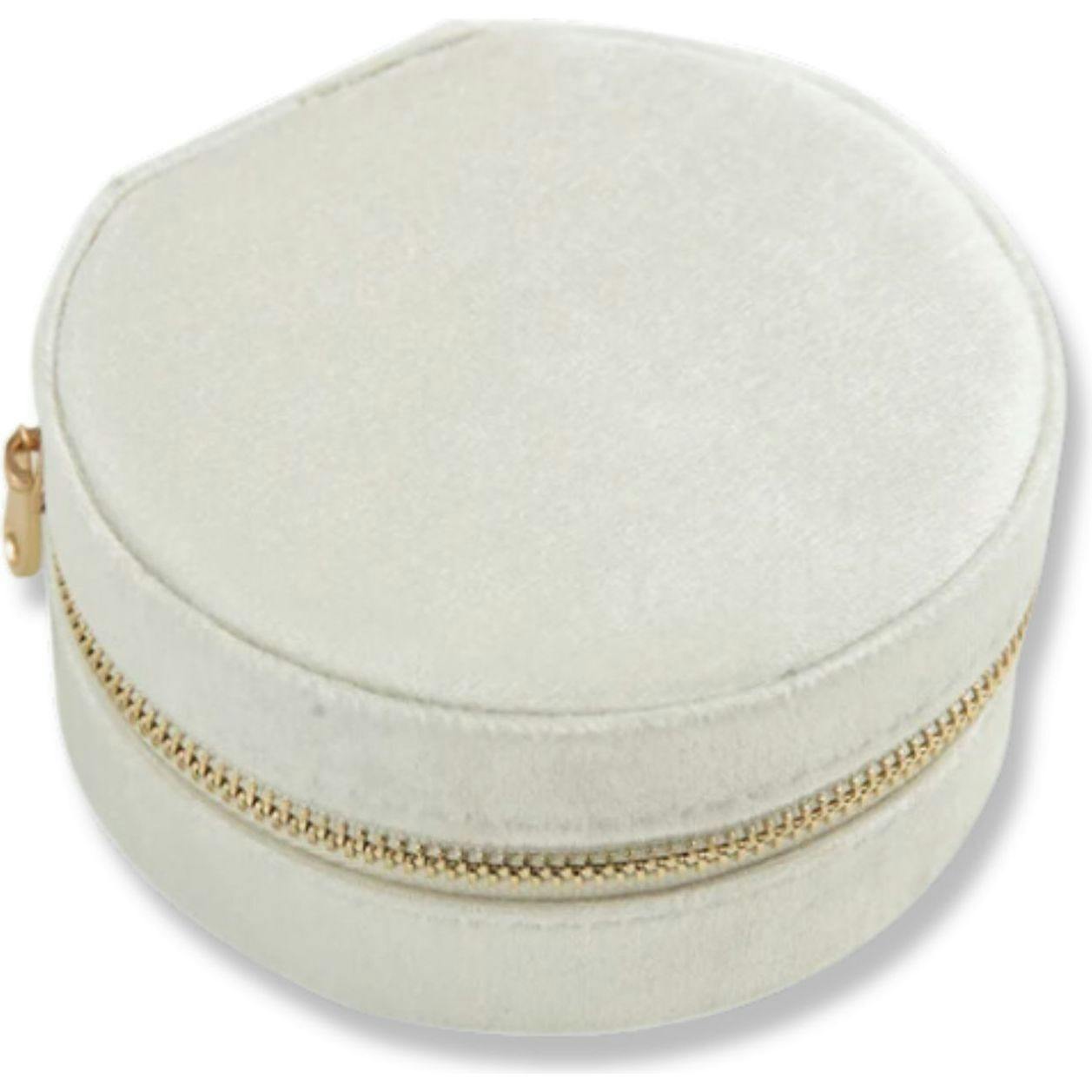 Circle Velvet Jewelry Case