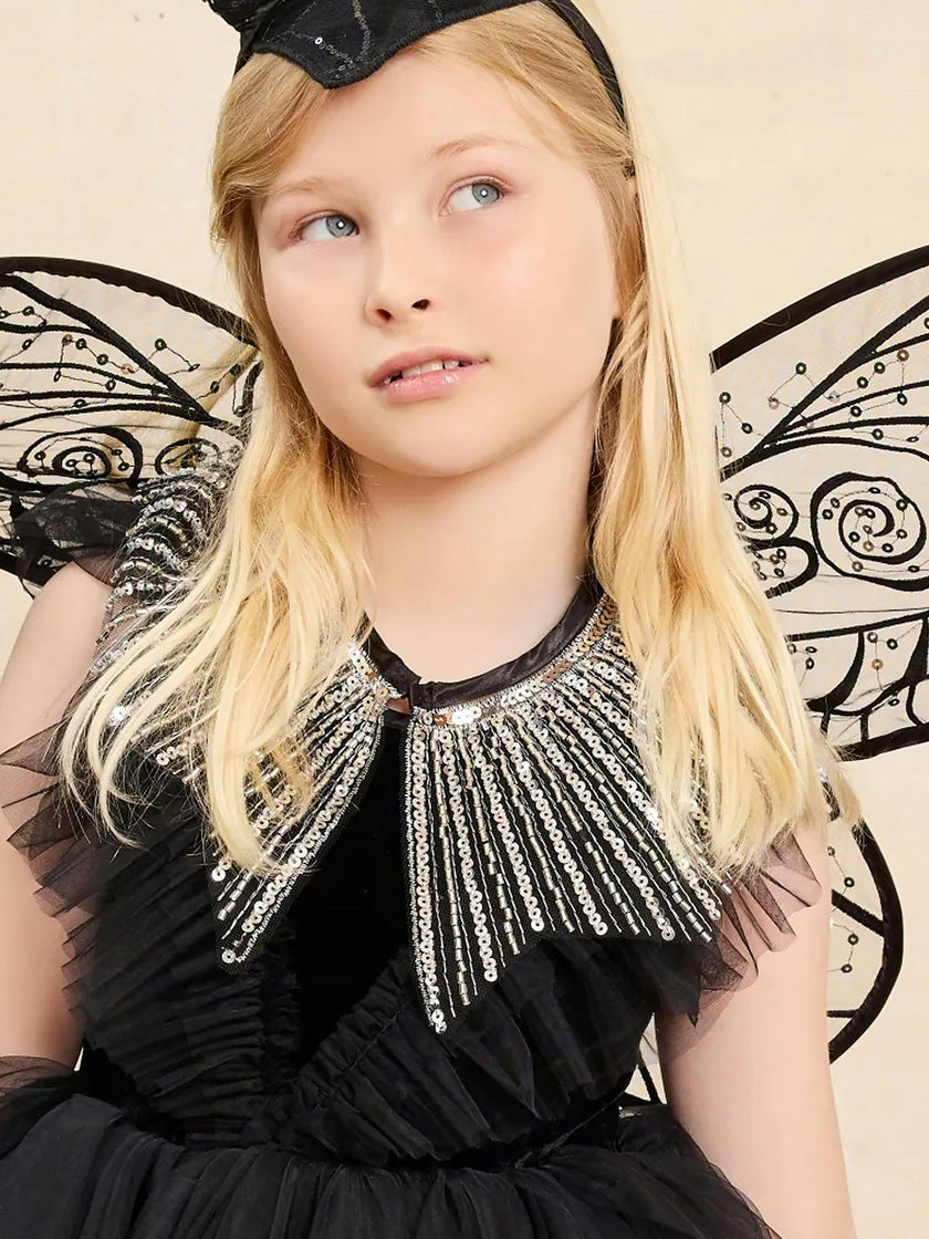 Dark Fairy Capelet For Girls