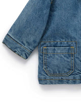 Denim Worker Jacket Mid Denim
