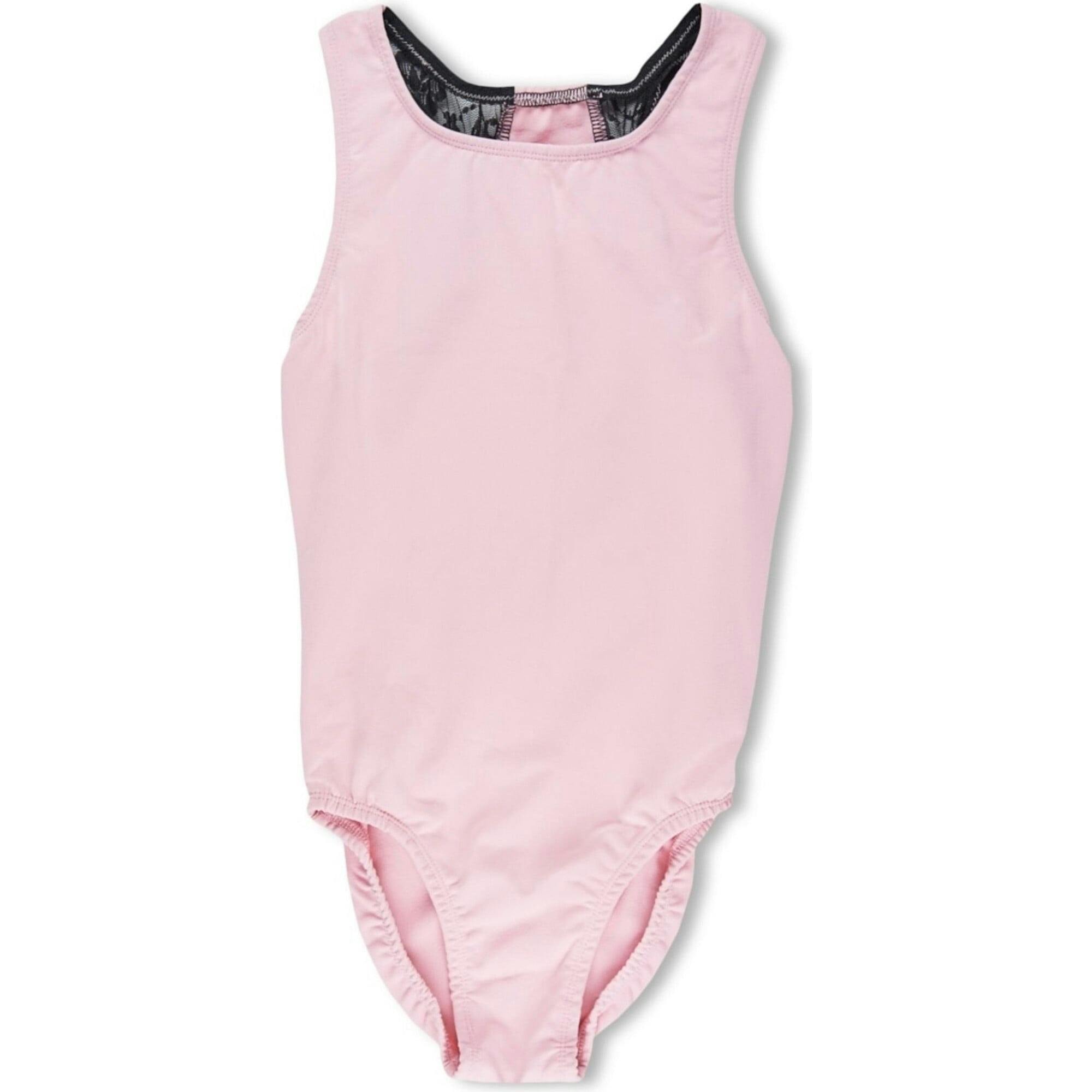 Power Ballet Pink Racer Back Leotard, Pink