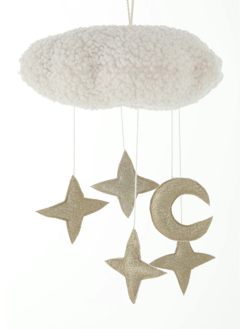 Cloud & Stars Baby Mobile