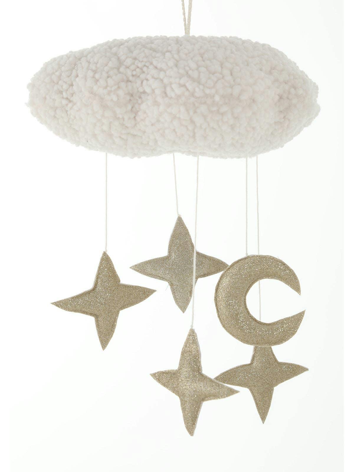 Cloud & Stars Baby Mobile