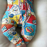 Comic Hero Bamboo Convertible Footie