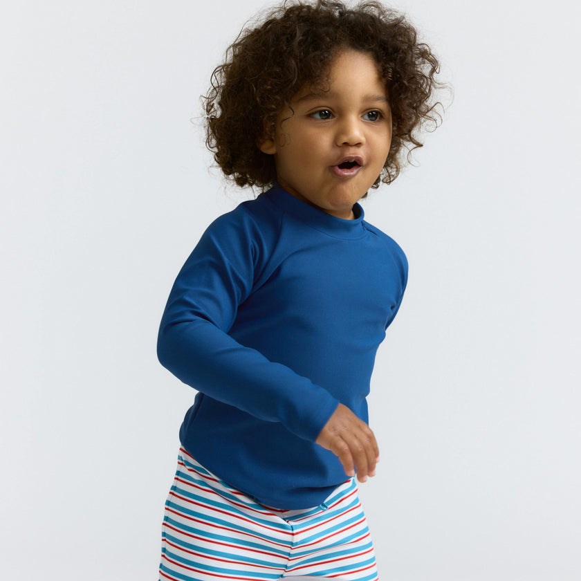 unisex oyster blue rashguard
