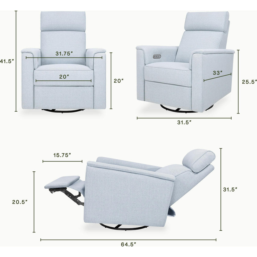Willa Plus Power Glider Recliner w/ Power Headrest - In Store Exclusive