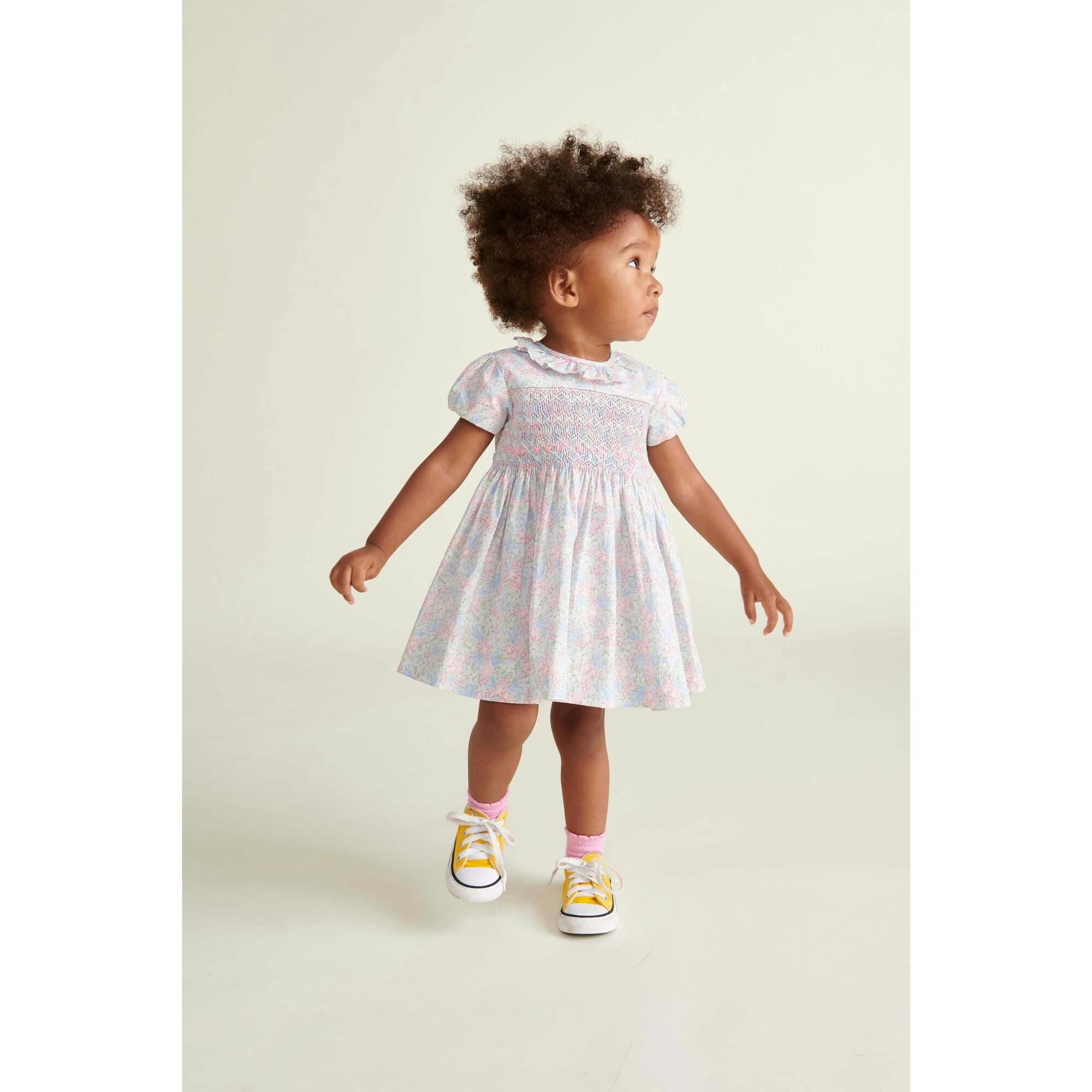 Hand-Smocked Baby Dress