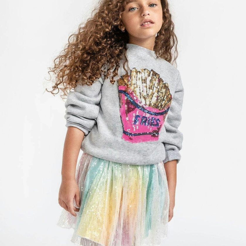 French Fries Grey Sweatshirt