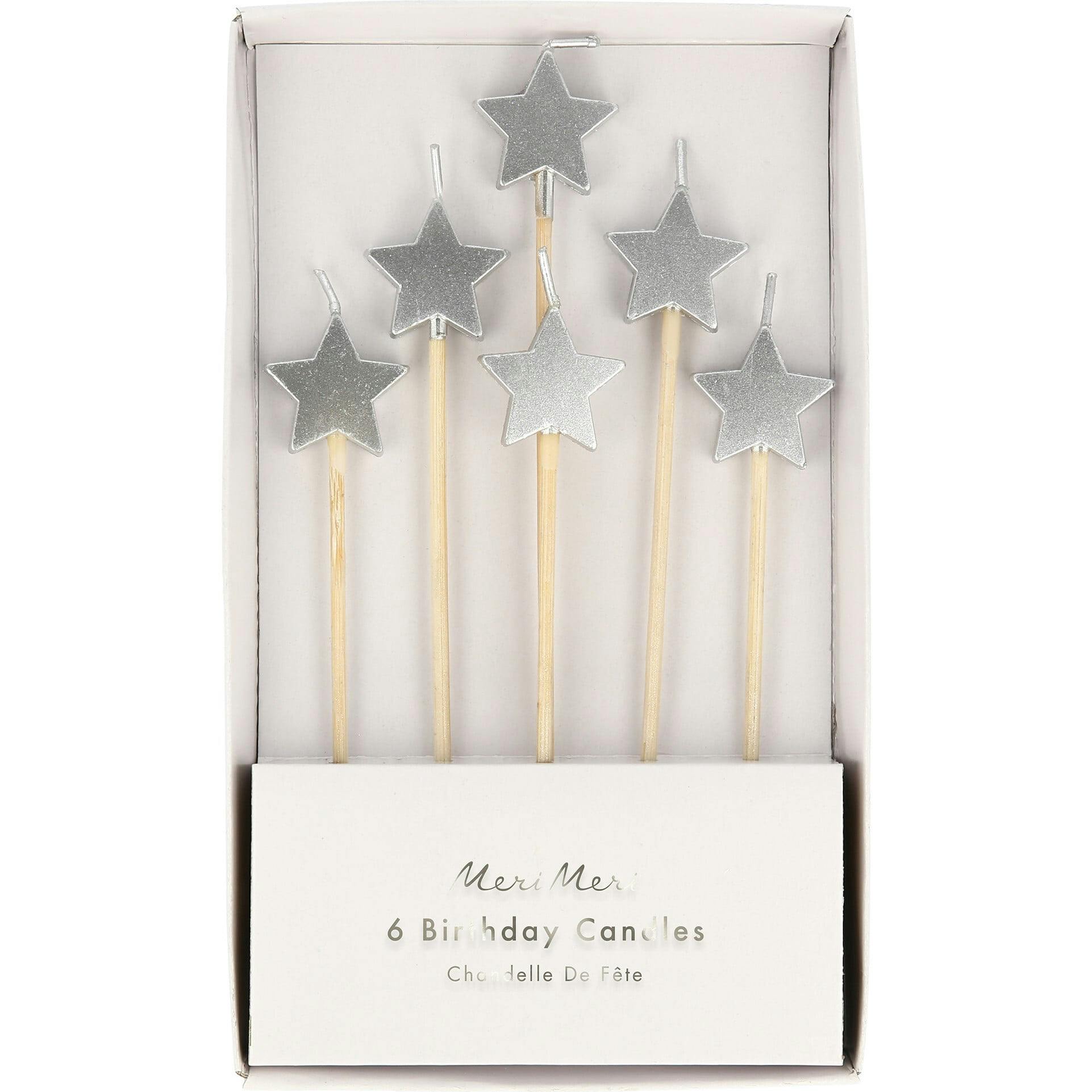 Silver Star Candles