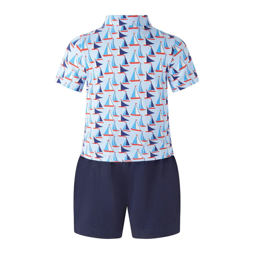 Sailboat Polo & Short Set