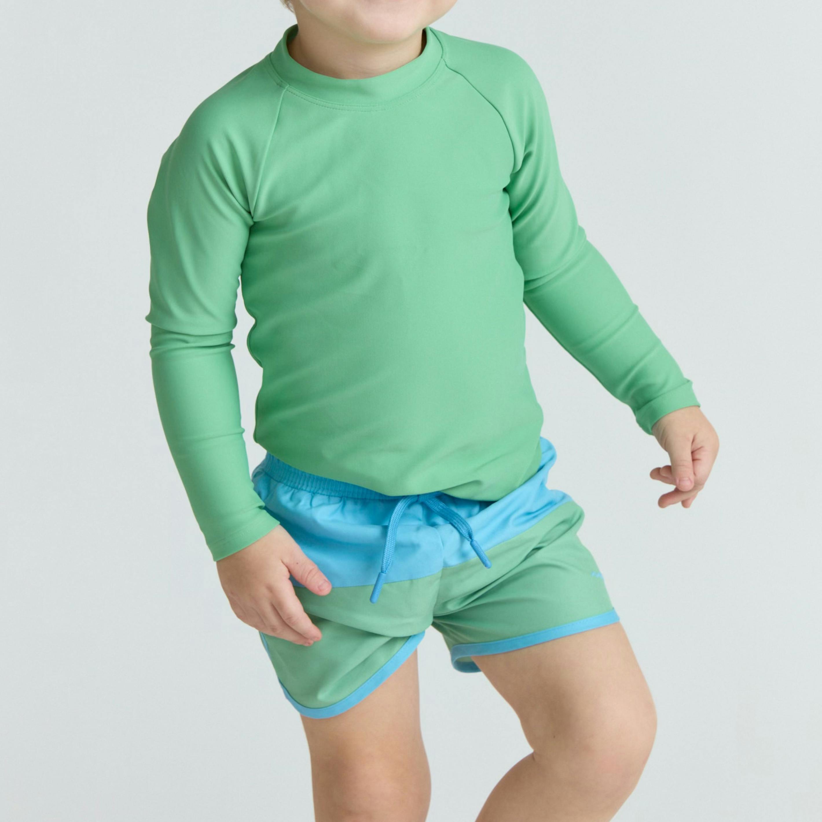boys island edge colorblock boardie