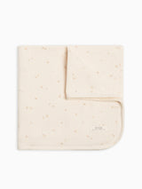 Brushed Back Pointelle Swaddle Blanket
