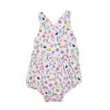 Cross Back Bubble Romper in 90s Toys