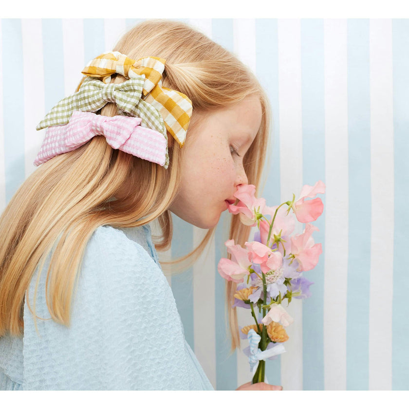 Gingham Hair Bows