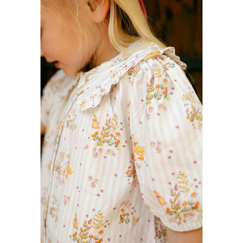 Pippa Dress - Duckling Garden