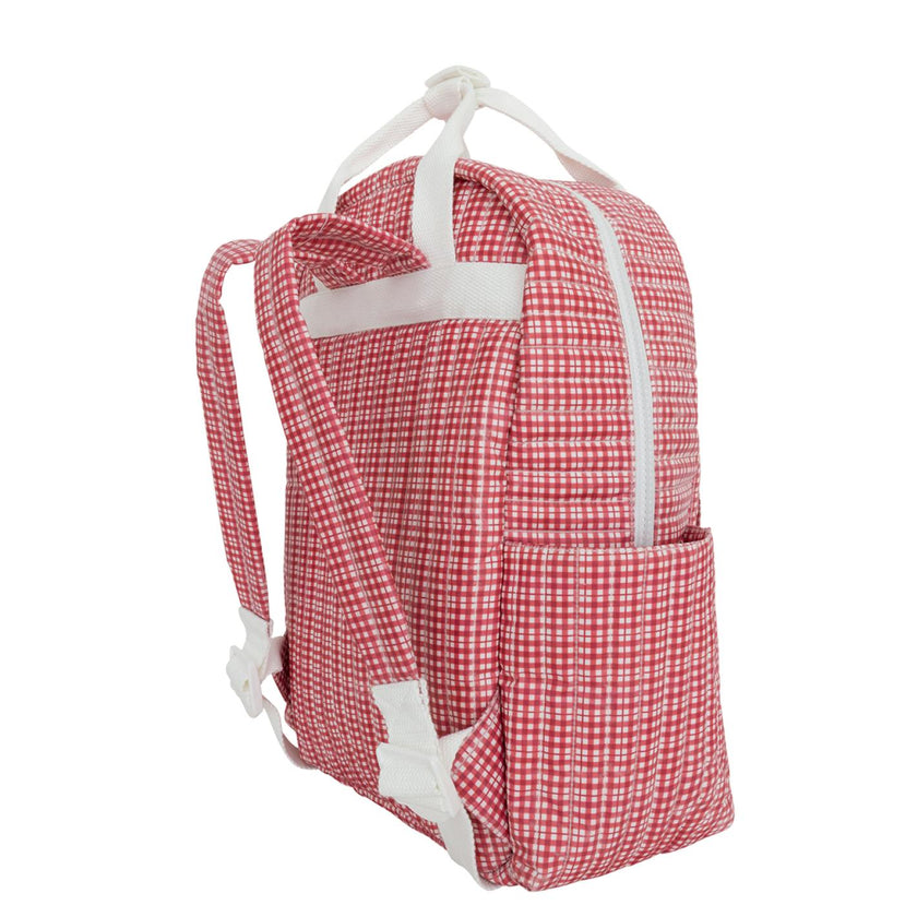 Poppy Gingham Coated Everyday Backpack