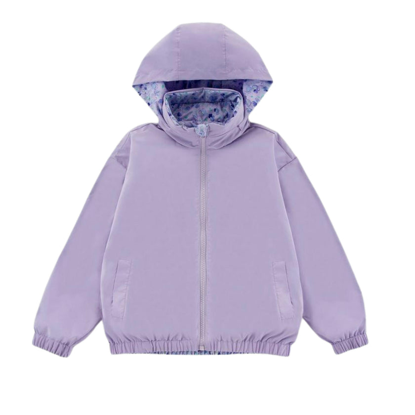 Max Reversible Rain Jacket Windbreaker, Purple Wisteria