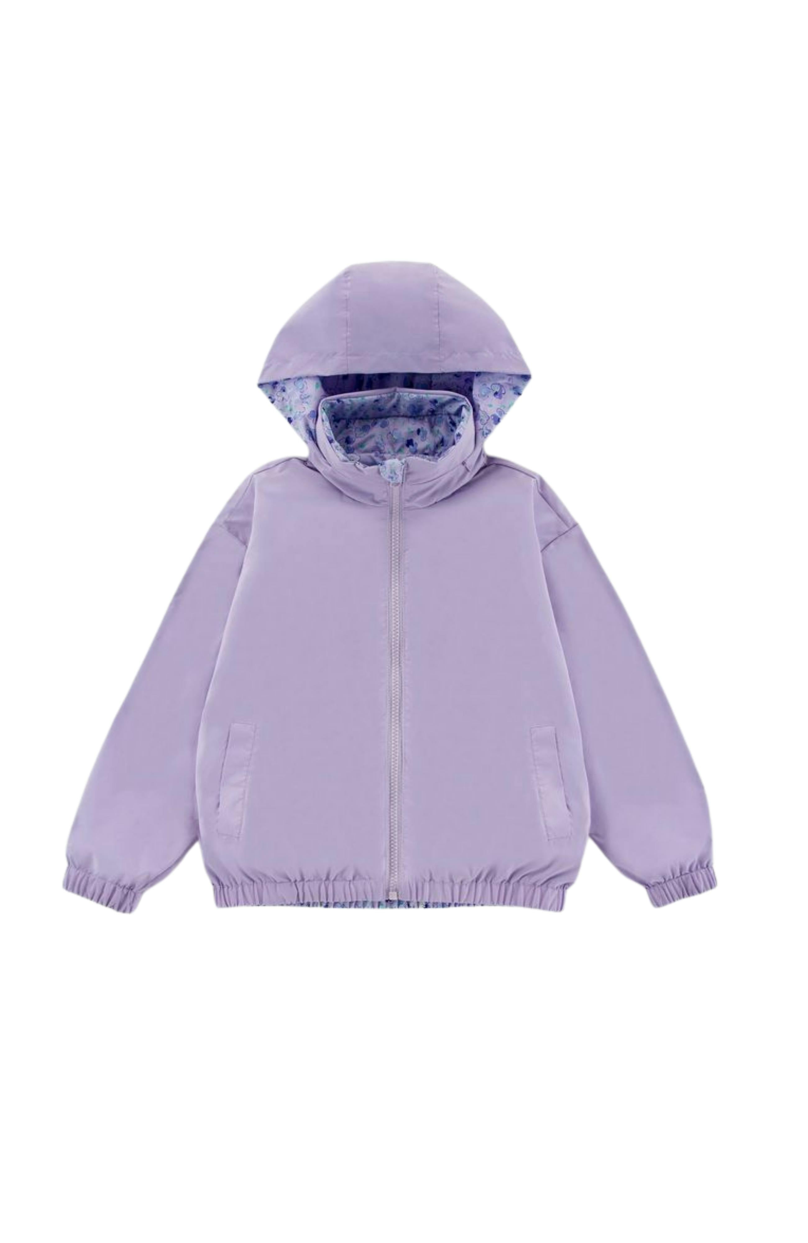 Max Reversible Rain Jacket Windbreaker, Purple Wisteria