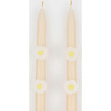 Pink Daisy Taper Candles