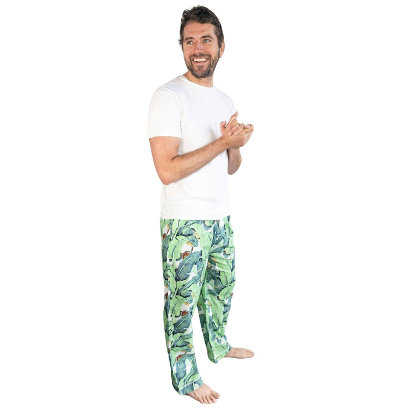 Men's Martinique® Green Banana Leaf PJ Pants