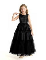 Black Layered Teola Dress