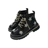 Black Rainbow Shimmer Stars Boots