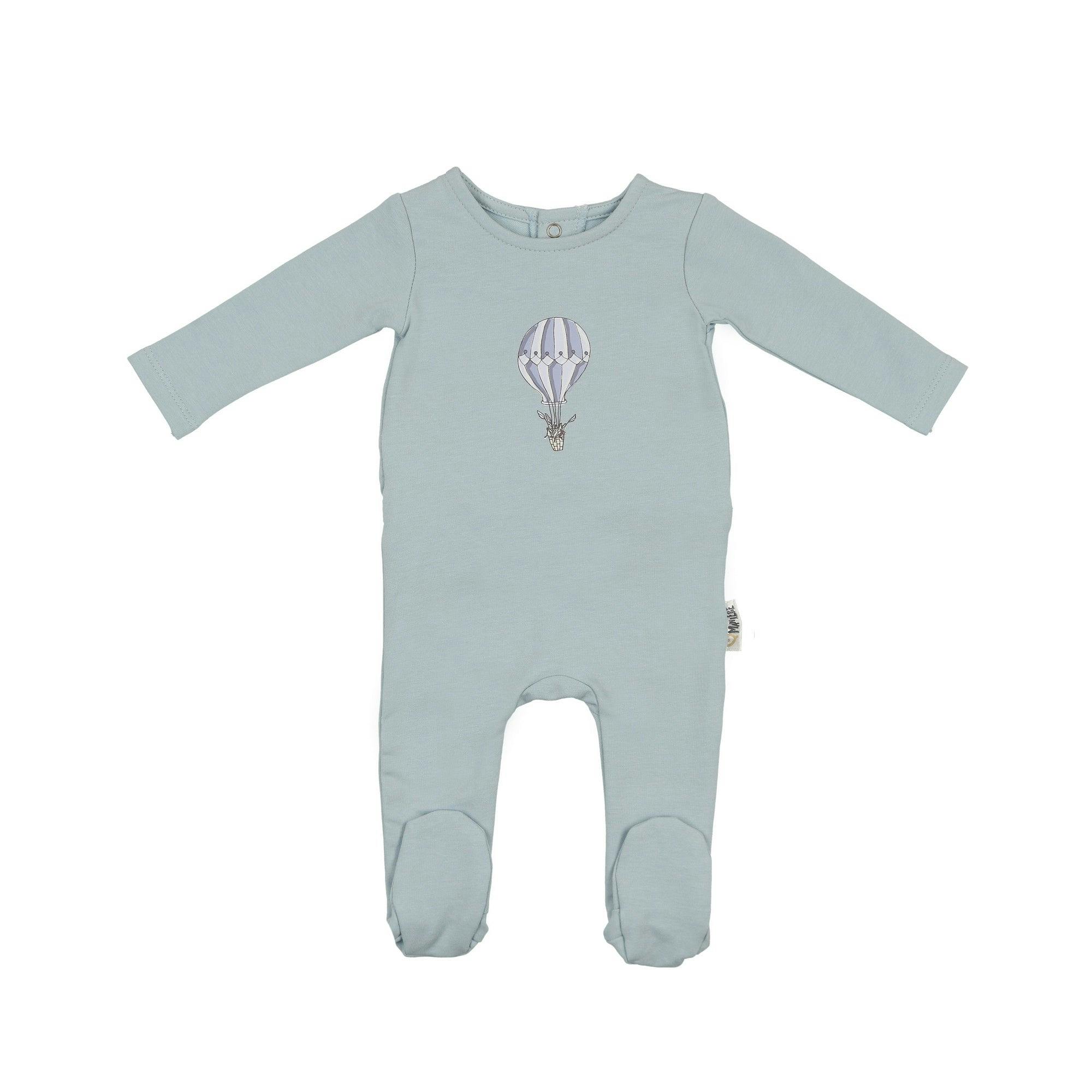 Air Balloon Footie and Beanie Set