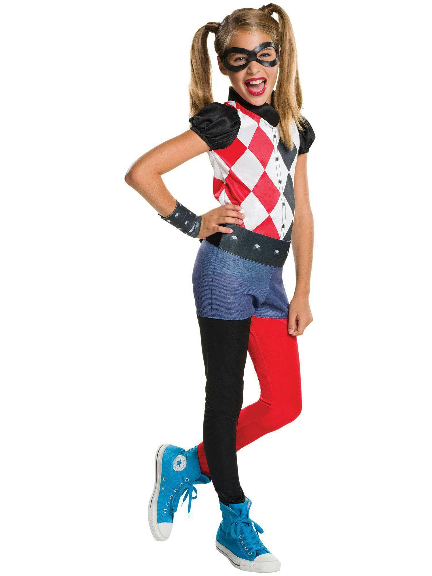 Girls' DC Superhero Girls Harley Quinn Costume