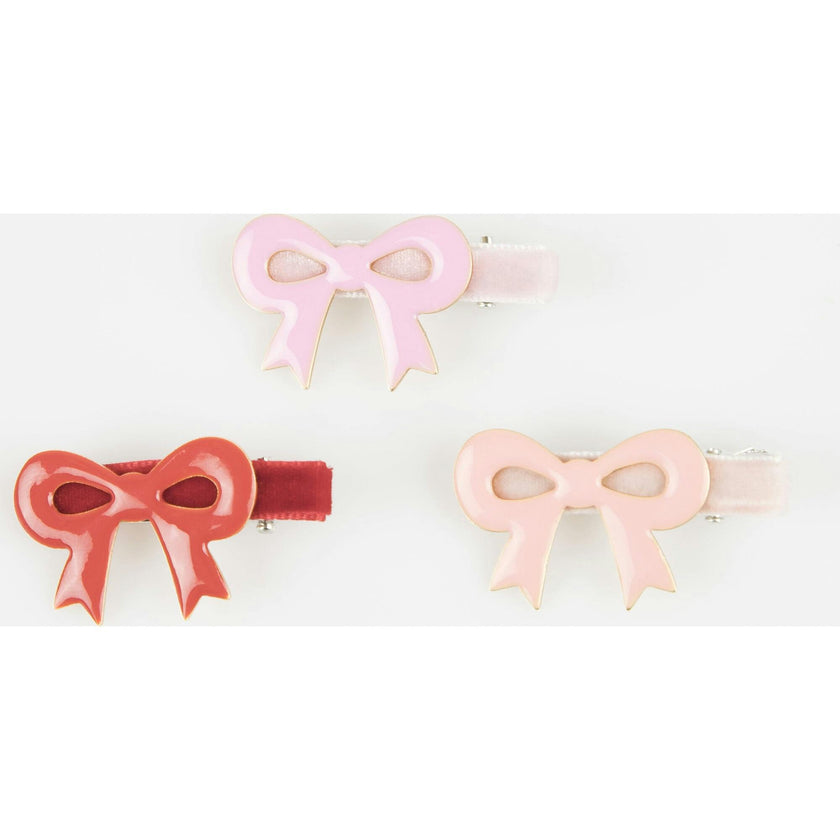 Valentine'S Bow Hair Clips