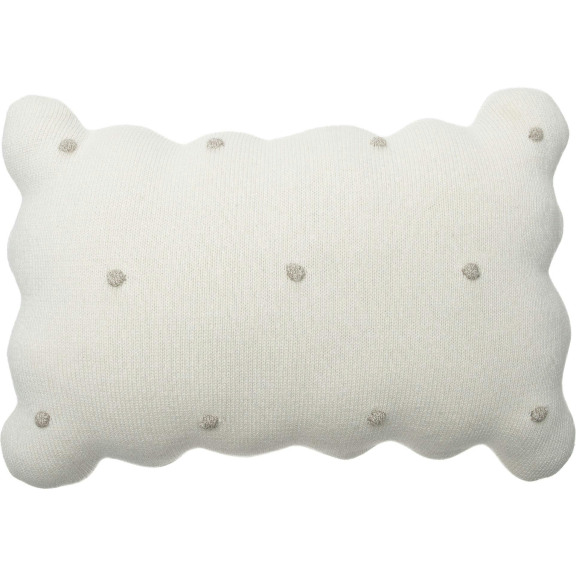 Knitted Biscuit Cushion