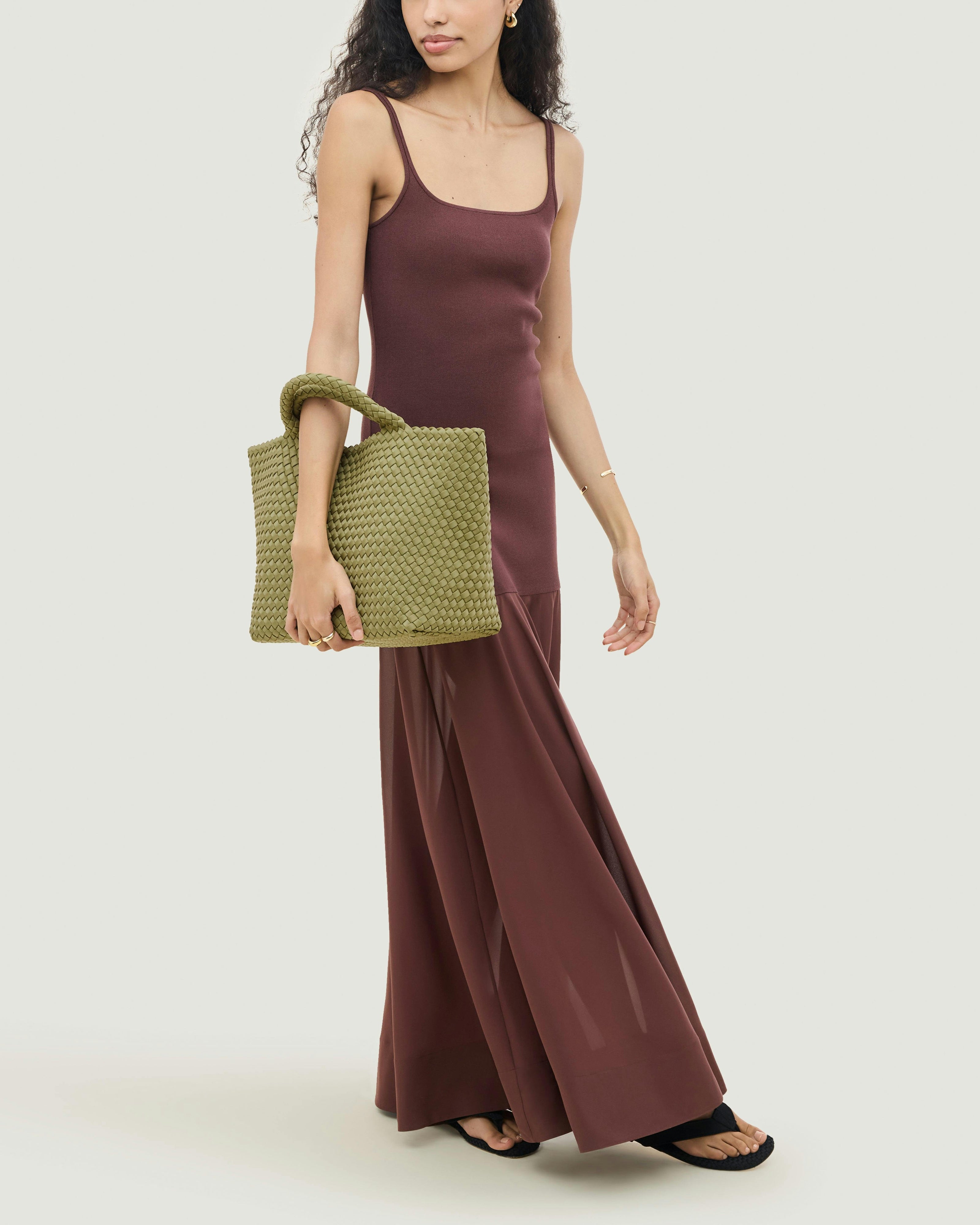 St. Barths Medium Tote | Bottle Green