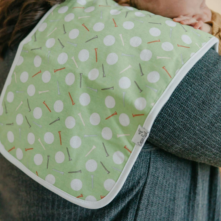 3 Pack Premium Burp Cloths - Bogey