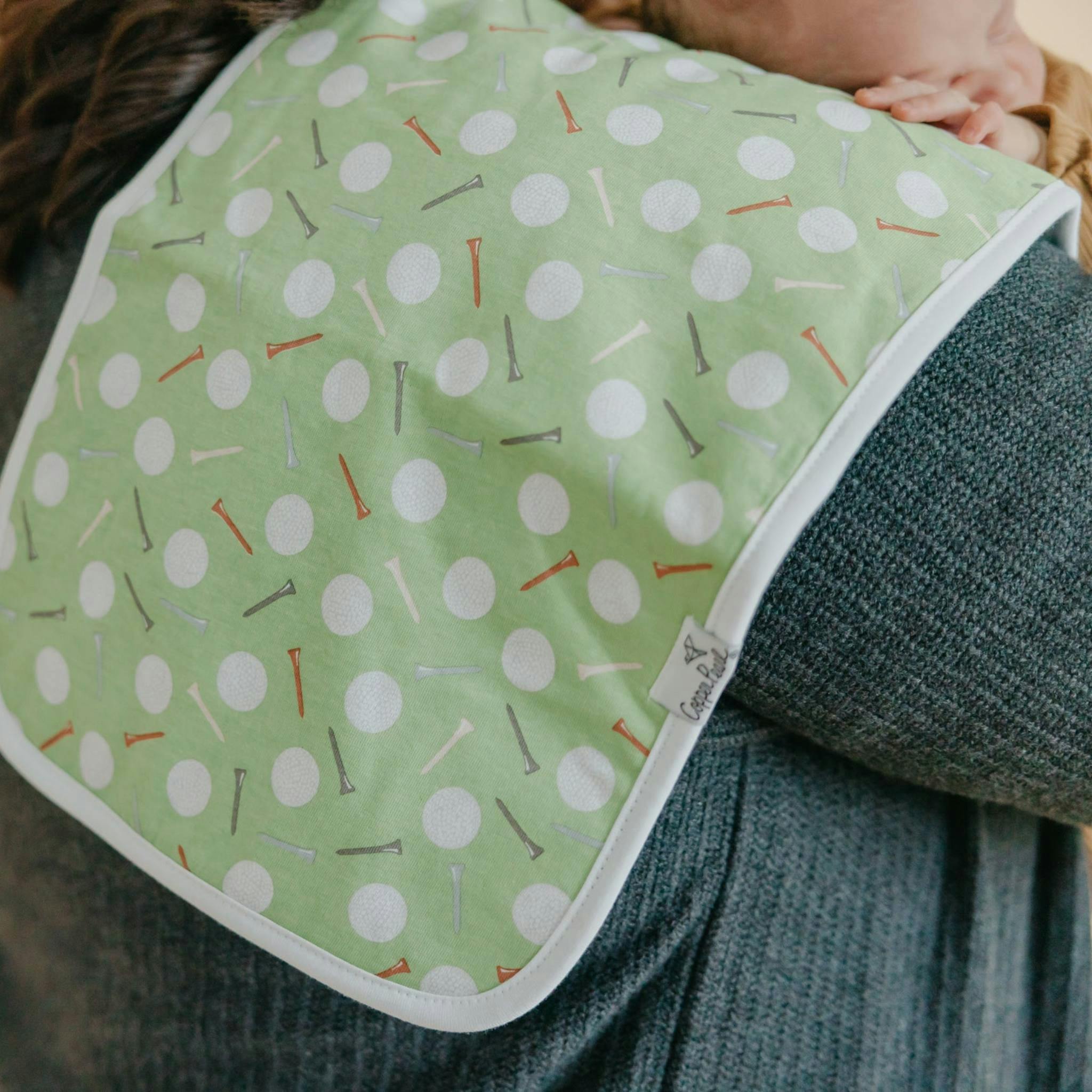 3 Pack Premium Burp Cloths - Bogey