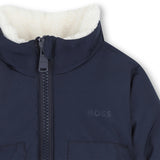 Ivory Reversible Teddy Jacket