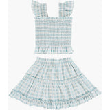 The Tiny Paz Nap Set - Blue/Red Gingham