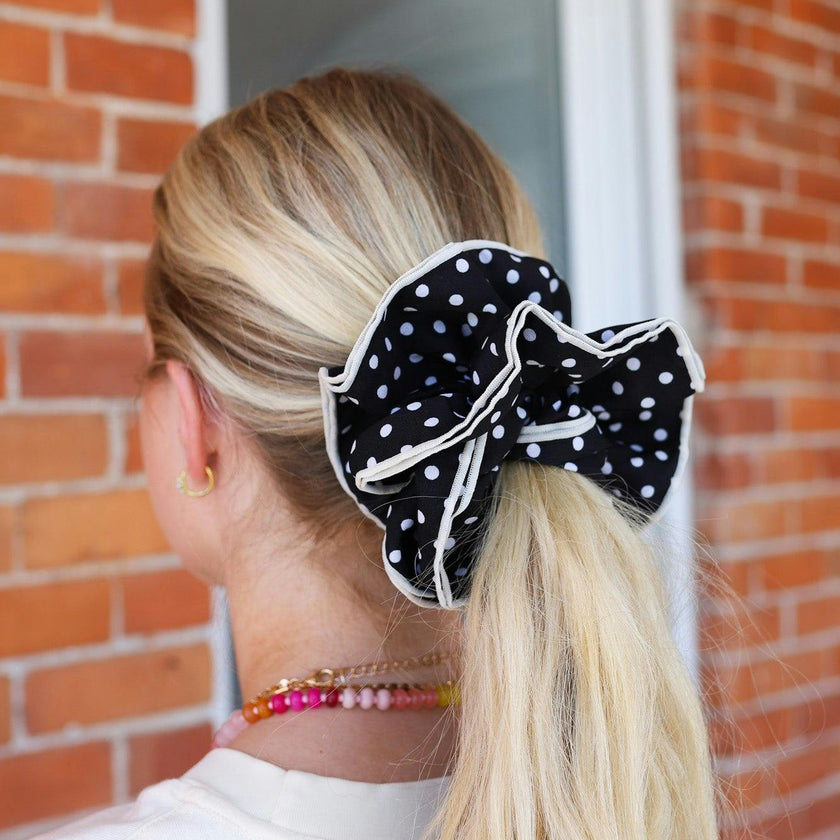 POLKA DOT CORSET SCRUNCHIE