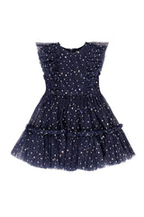 Mini Brynlee Dress in Sparkling Stars Navy