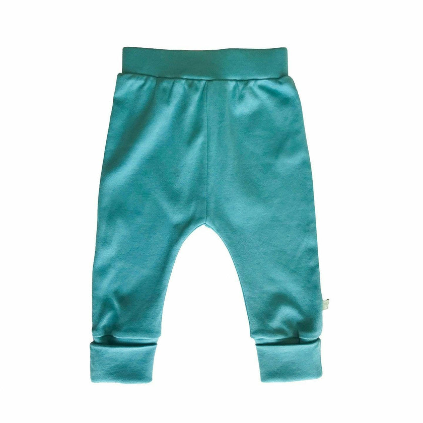 cuffed pants | vintage aqua